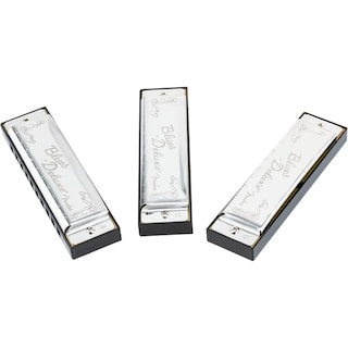 Foto 3 | Harmonica Fender Blues Deluxe, Paquete De 3 Con Funda (c, G, A) - Venta Internacional.