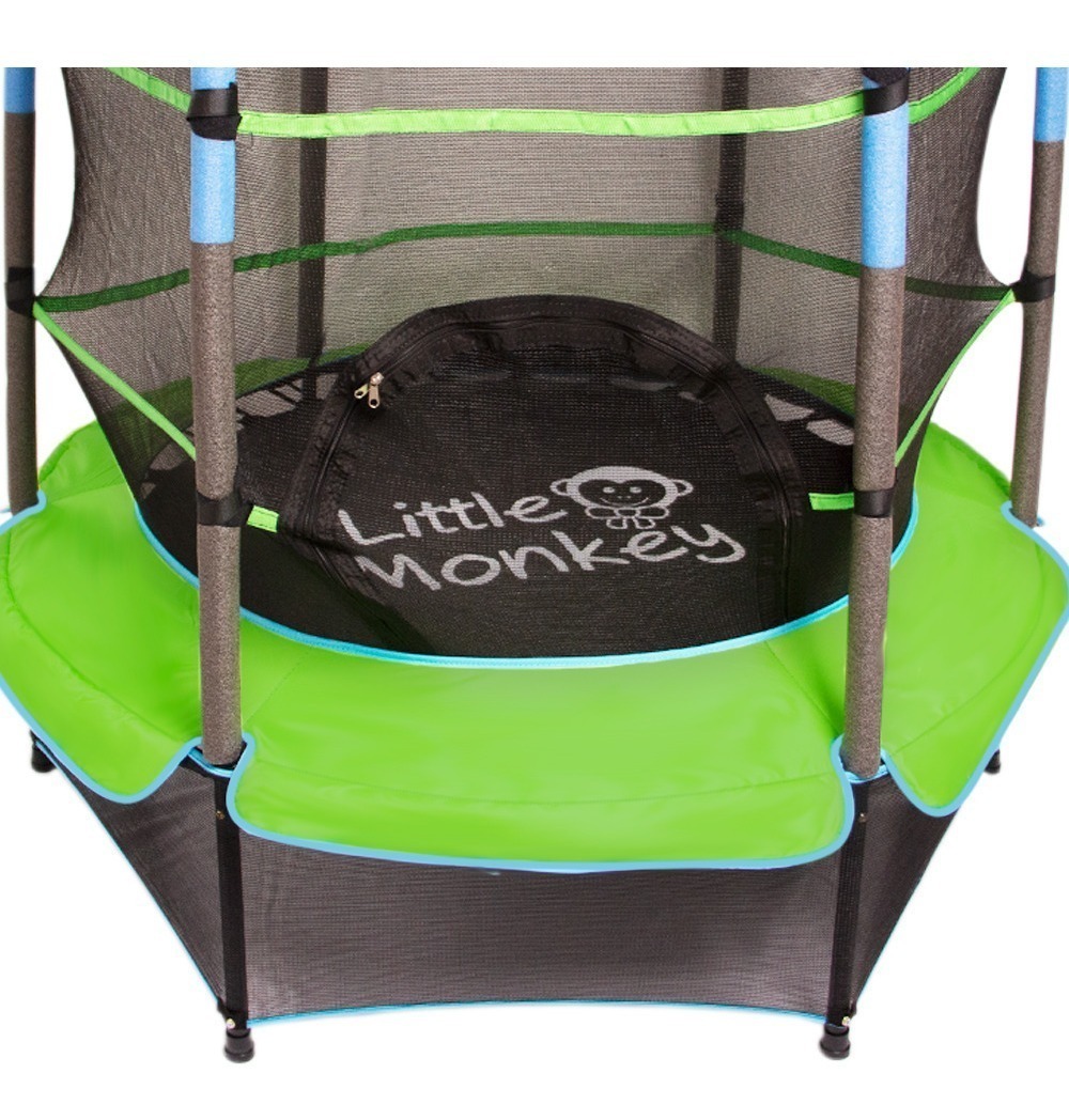 Foto 3 pulgar | Brincolin Trampolin Infantil Con Red 1.4m Uso Rudo Verde