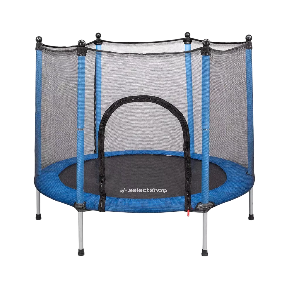 Foto 2 pulgar | Trampolín con Red de Seguridad Azul Marino/Negro de 55'' para Niños