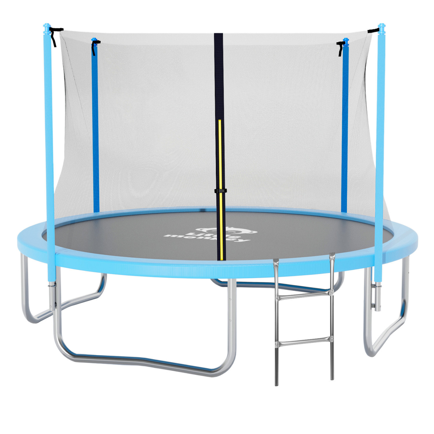 Foto 1 | Trampolin Brincolin 10ft 3m Red Seguridad Azul + Escalera Regalo Little Monkey