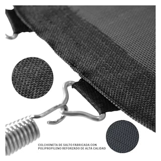 Foto 3 | Trampolin Brincolin 10ft 3m Red Seguridad Azul + Escalera Regalo Little Monkey