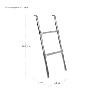 Foto 7 | Trampolin Brincolin 10ft 3m Red Seguridad Azul + Escalera Regalo Little Monkey