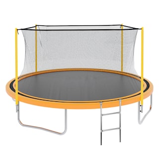 Foto 1 | Trampolin Brincolin 4.2m Reforzado Rudo Tumbling Red 14 Pies Little Monkey