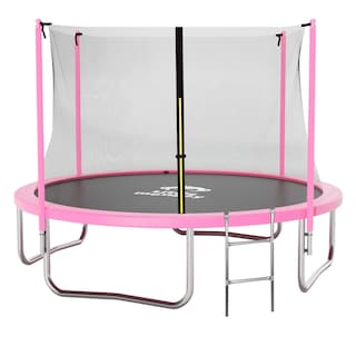 Foto 1 | Trampolin Brincolin 10ft 3m Red Seguridad Rosa + Escalera Regalo Little Monkey
