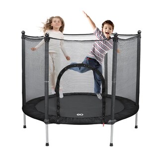 Foto 1 | Trampolín Y Brincolín Para Niños, Material De Acero, Diámetro 140 Cm Alto 118 Cm Eo Safe Imports Esi-19244 Negro