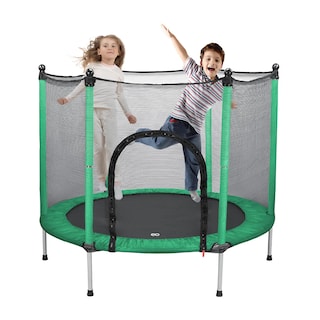 Foto 1 | Brincolín Trampolín Para Niños De Acero, De Diámetro 140 Cm Y Alto 118 Cm Eo Safe Imports Esi-19247 Verde