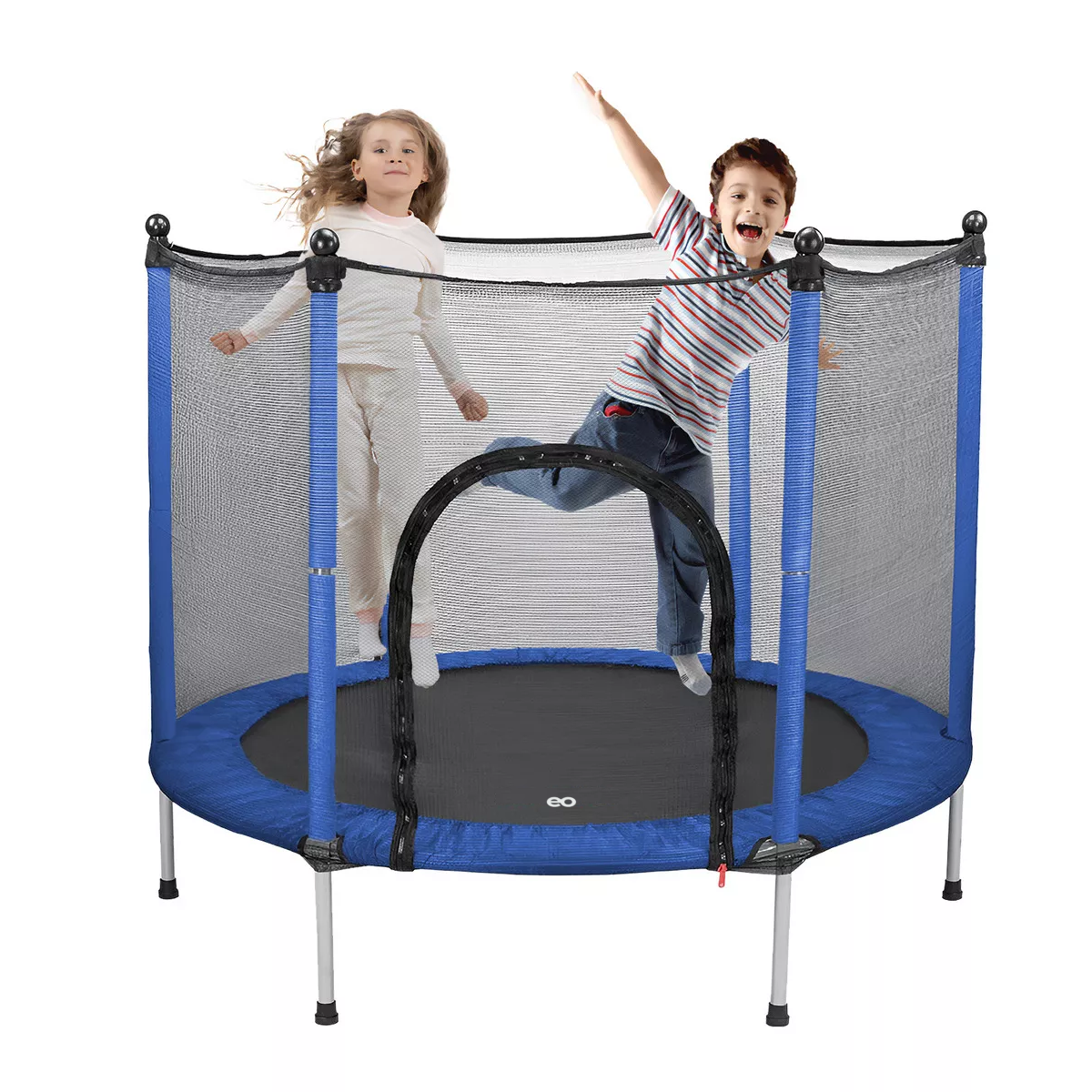Foto 1 | Trampolín Brincolín Para Niños Acero Diámetro 140 Cm Alto 118 Cm Eo Safe Imports Esi-19243 Azul
