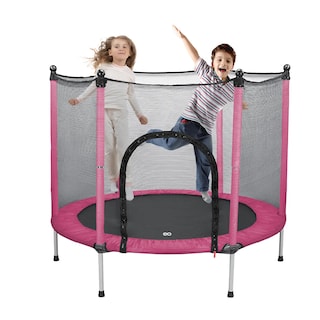 Foto 1 | Brincolín, Trampolín Infantil Estructura De Acero Eo Safe Imports Esi-19246 Rosa