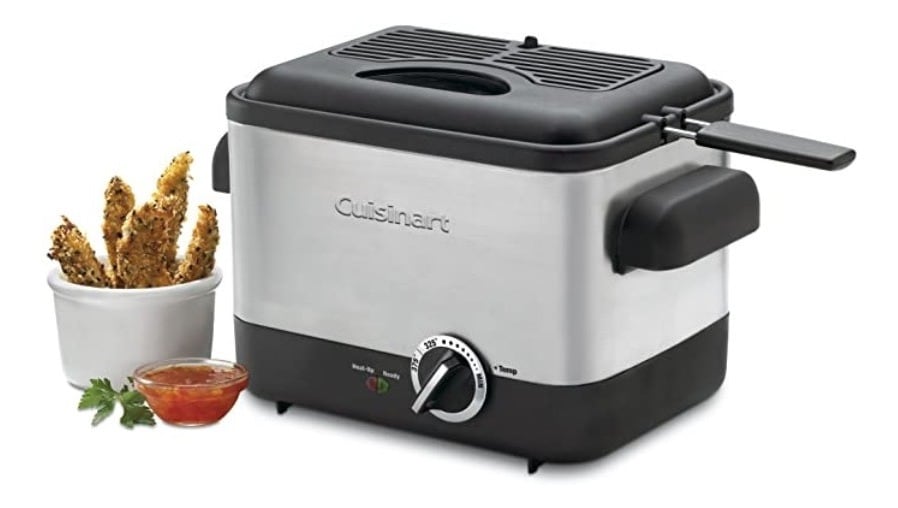 Cuisinart Cdf-100 Compact 1.1 Litros Freidora, Acero Inoxida $4,663