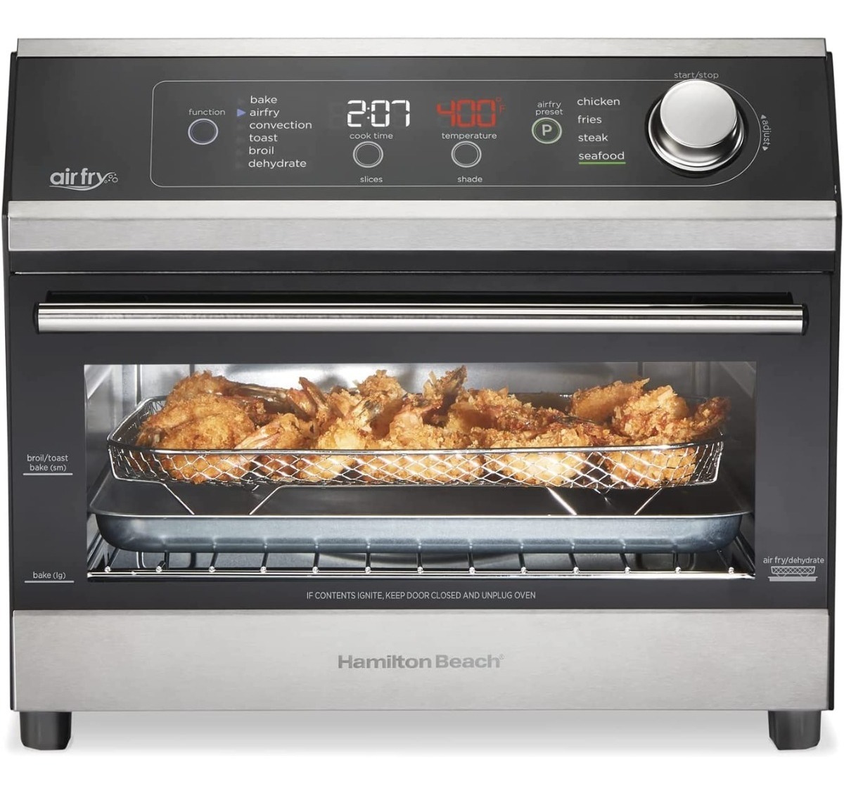 Horno Electrico Freidor Deshidratador Digital Hamilton Beach