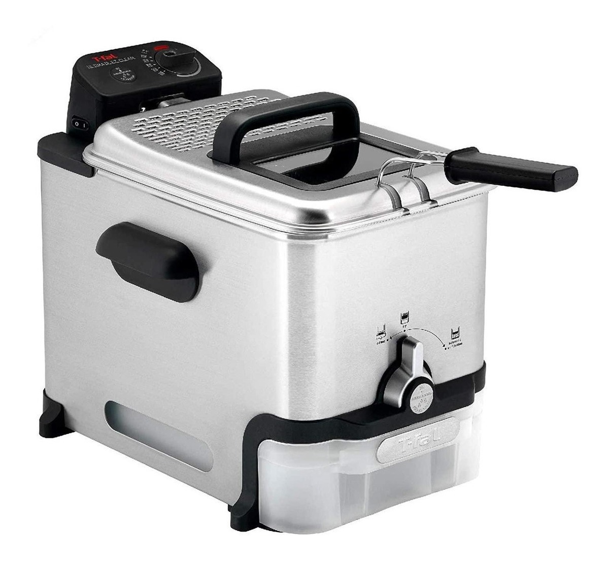 Ed223 Freidora Eléctrica T-fal Ez Clean 3.5l Acero Inox 120v