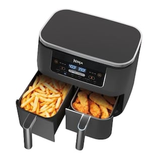 Foto 2 | Air Fryer Ninja Dz201 Foodi 6 En 1, 8 Litros Con Tecnología Dualzone, Color Gris Oscuro - Venta Internacional.
