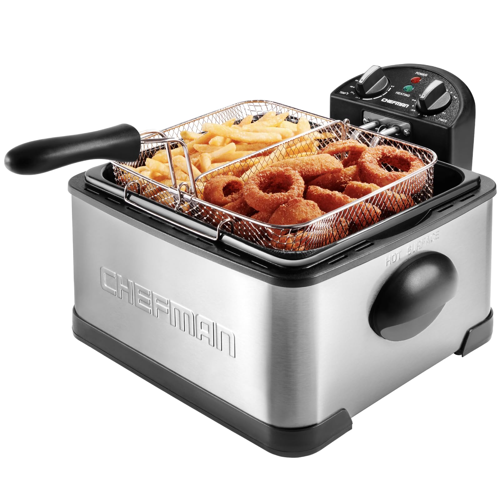 Foto 2 pulgar | Freidora Chefman Dual Cook Pro de 4.5 L-Venta Internacional