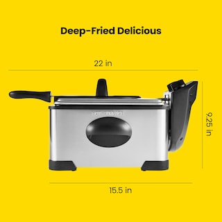 Foto 7 | Freidora Chefman Dual Cook Pro de 4.5 L-Venta Internacional