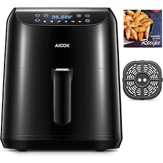 Foto 2 | Freidora de Aire Caliente Aicok 5.5 Lt Negra