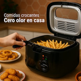 Foto 4 | Freidora Eléctrica 2000W, Filtro Anti-Olor, Tapa Removible y Regulador de Temperatura Smart-Tek