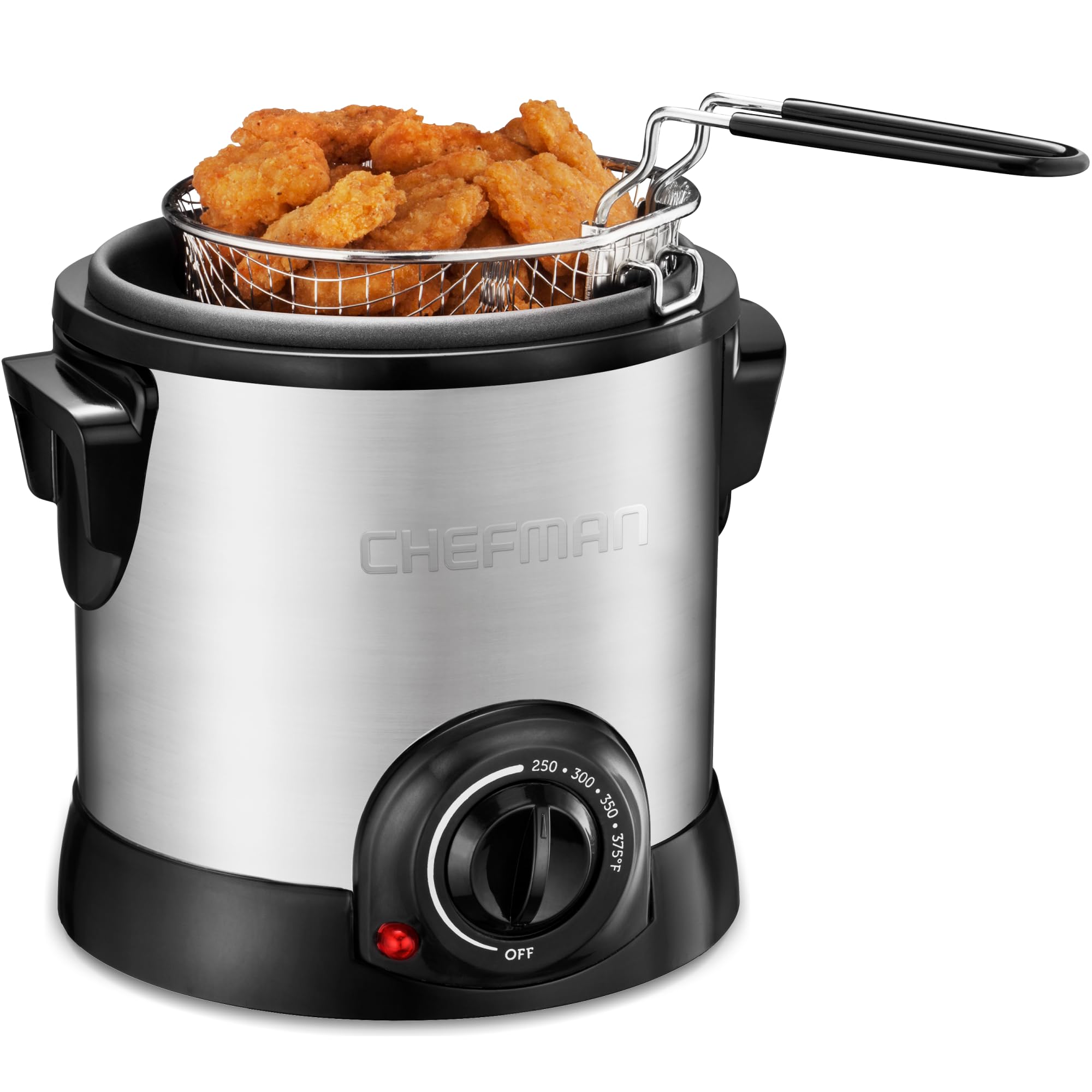 Foto 1 | Freidora Chefman Fry Guy 1 L con Cesta Extraíble Acero Inoxidable - Venta Internacional