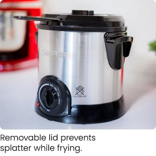 Foto 5 | Freidora Chefman Fry Guy 1 L con Cesta Extraíble Acero Inoxidable - Venta Internacional