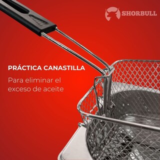 Foto 7 | Freidora Eléctrica 4l Shorbull