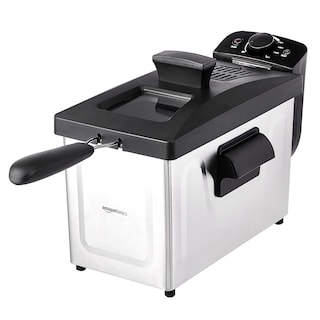 Foto 1 | Freidora Eléctrica Amazon Basics 3l 1500w de Acero Inoxidable - Venta Internacional
