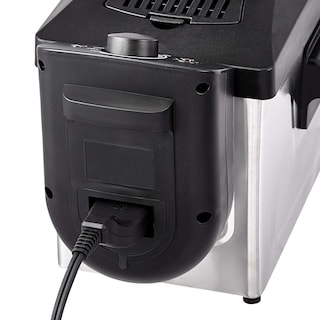 Foto 4 | Freidora Eléctrica Amazon Basics 3l 1500w de Acero Inoxidable - Venta Internacional