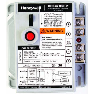 Foto 2 pulgar | Quemador De Aceite Honeywell R8184g Protectorelay R8184g4009/u 15 Cm - Venta Internacional.