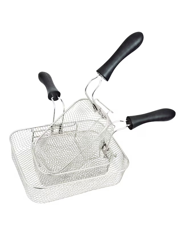 Foto 4 pulgar | Freidora de Aceite Masterchef Mk-df-4ssv2 4 Lt Doble Canasta Acero Inoxidable Negra