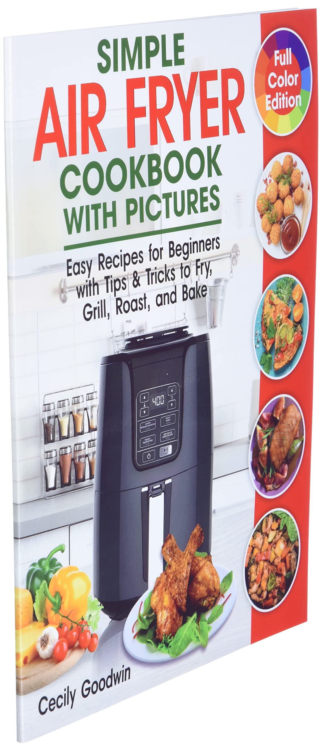 Foto 3 pulgar | Cookbook Simple Air Fryer Recetas Fáciles Para Principiantes Con Consejos - Venta Internacional.