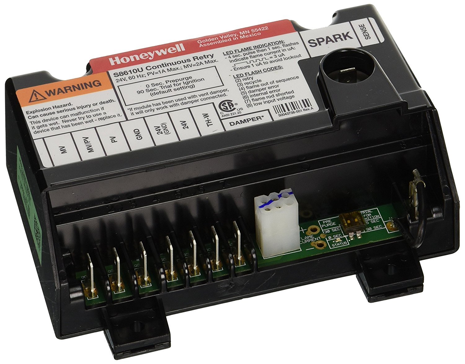 Control Piloto Intermitente De Horno Honeywell S8610u3009 - Venta Internacional.