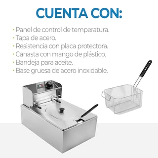 Foto 3 | Freidora Eléctrica Onof de Aceite 6 L