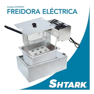 Foto 2 | Freidora Aceite Eléctrica Industrial Acero Inoxidable 6 Lt