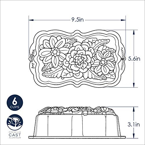 Foto 7 pulgar | Venta Internacional - Bandeja para Hornear de Aluminio Fundido Nordic Ware