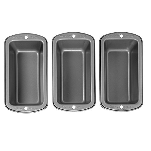 Foto 2 pulgar | Venta Internacional - Moldes para Pan Wilton Recipe Right Non-stick Mini Loaf Pan Set 3 Piezas