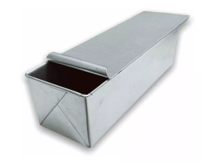 Molde Para Pan De Caja C/tapa, Zintro-alum, Grande: 33cm. Wünd