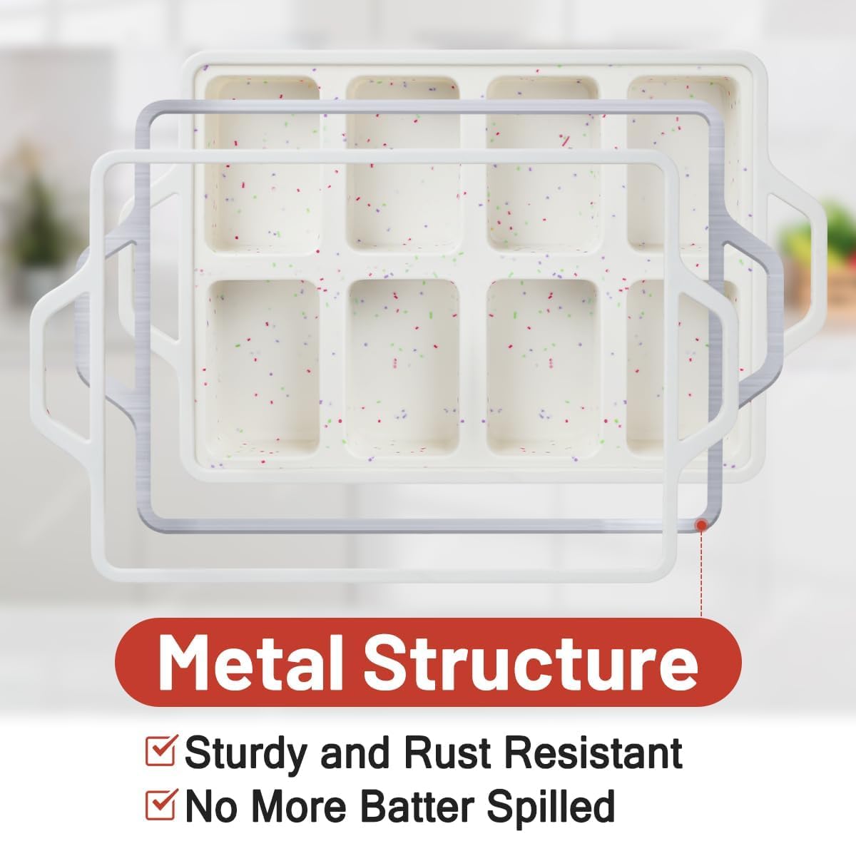 Foto 3 pulgar | Mini Molde para Pan Caketime 8 Cavidades - Venta Internacional