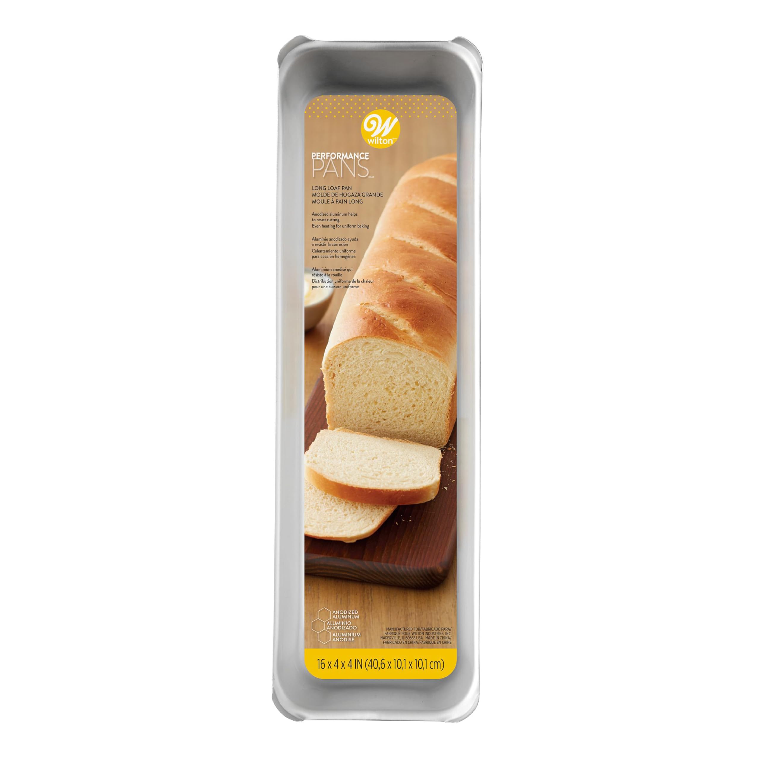 Foto 2 pulgar | Molde Para Pan Wilton Performance Long Jumbo 40,6 X 10,2 Cm, Color Plateado - Venta Internacional.