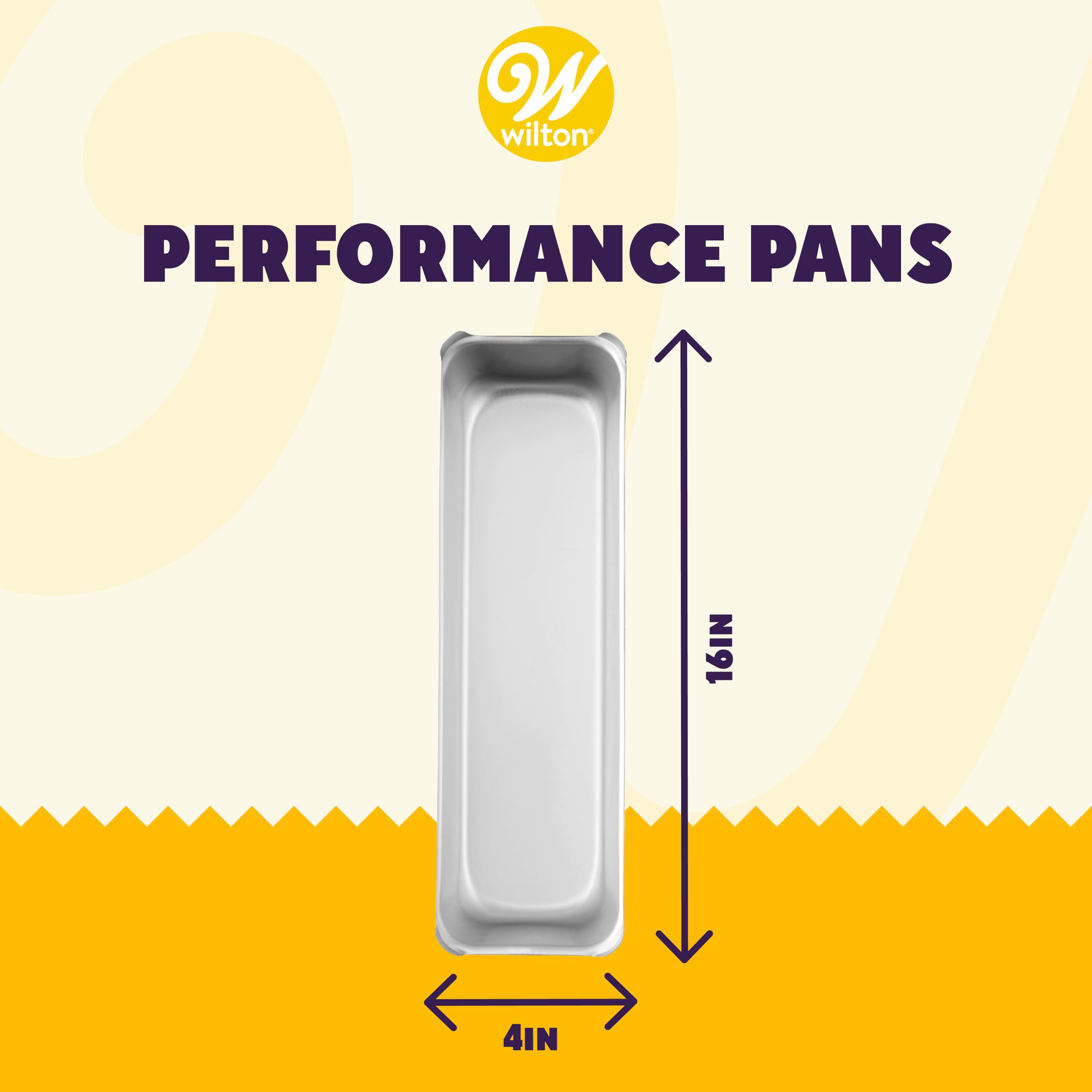 Foto 2 | Molde Para Pan Wilton Performance Long Jumbo 40,6 X 10,2 Cm, Color Plateado - Venta Internacional.