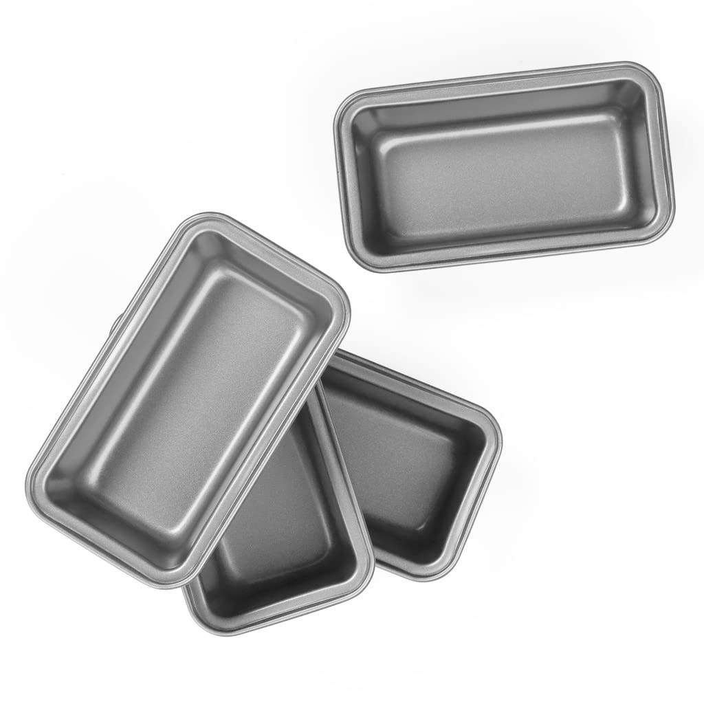Foto 3 pulgar | Juego de Minimoldes Para Pan Cuisinart Cmbm-4lpbz De Acero Antiadherente De 4 Piezas - Venta Internacional