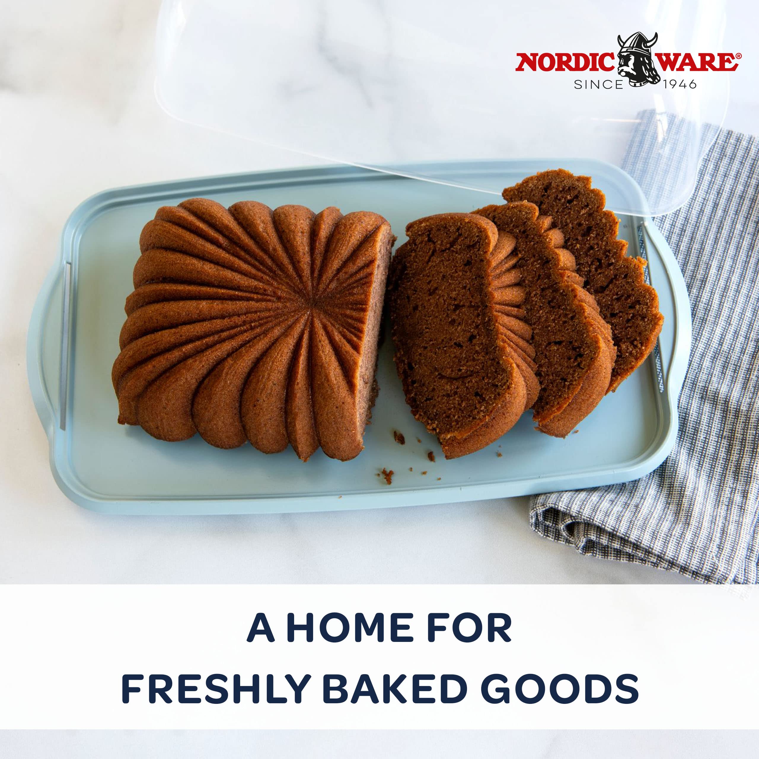 Foto 3 pulgar | Pan Cake Keeper Nordic Ware, Azul, Sin Bpa, 12,8 X 7,3 X 4,6 Cm - Venta Internacional.