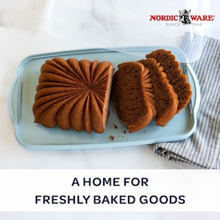 Foto 2 | Pan Cake Keeper Nordic Ware, Azul, Sin Bpa, 12,8 X 7,3 X 4,6 Cm - Venta Internacional.