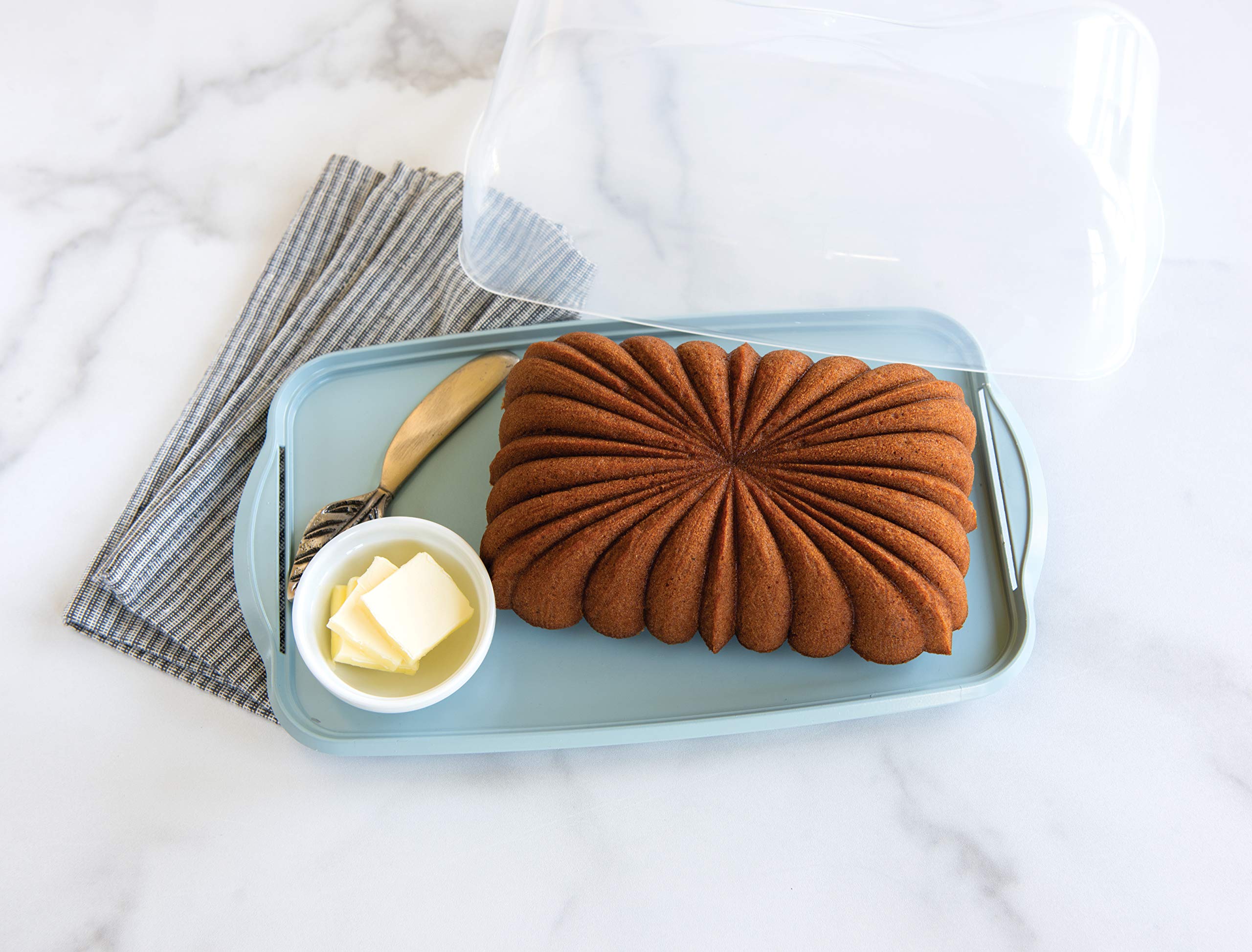 Foto 5 pulgar | Pan Cake Keeper Nordic Ware, Azul, Sin Bpa, 12,8 X 7,3 X 4,6 Cm - Venta Internacional.