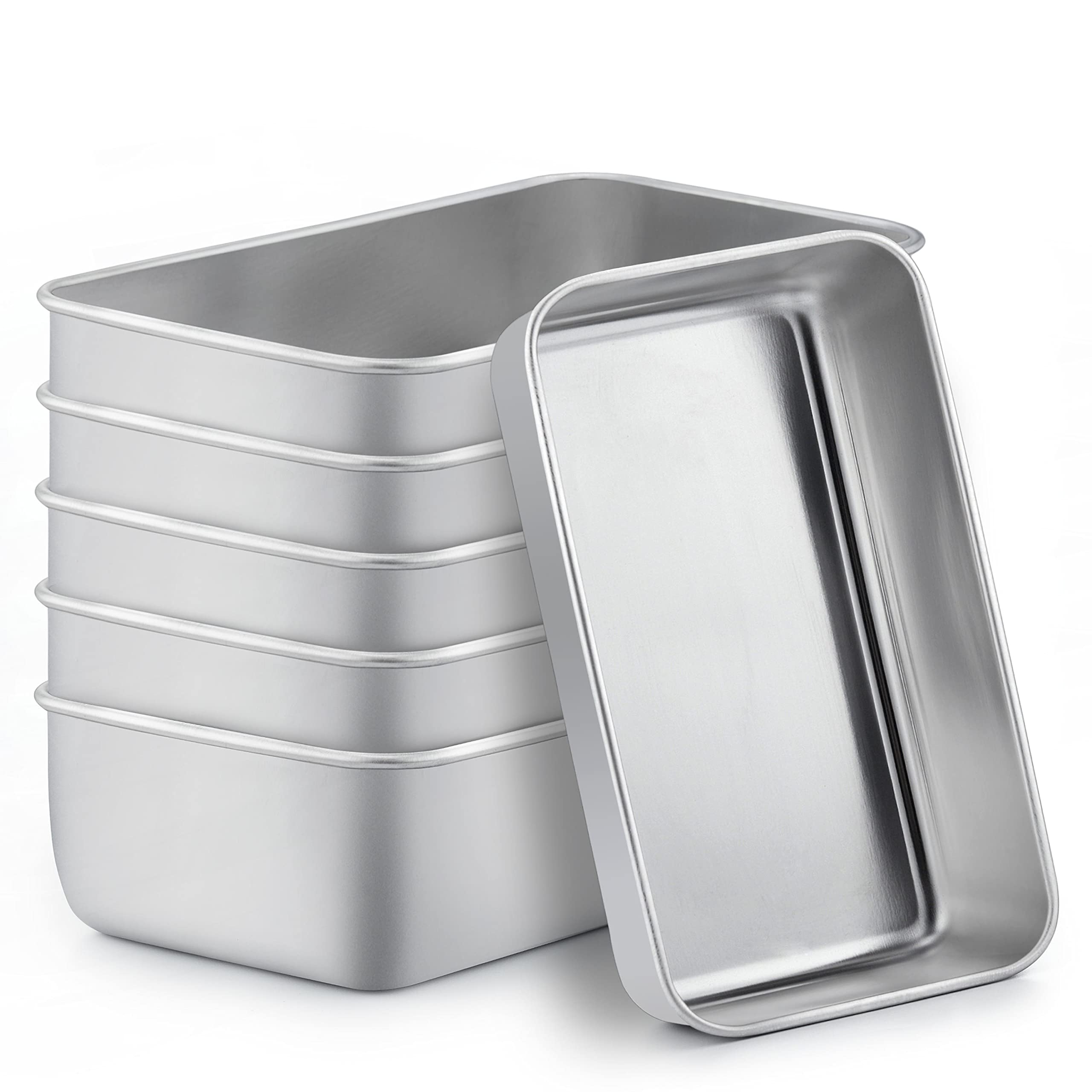 Foto 1 | Moldes Para Pan Teamfar, 6 Unidades, De Acero Inoxidable, Para Hornear Pan - Venta Internacional.