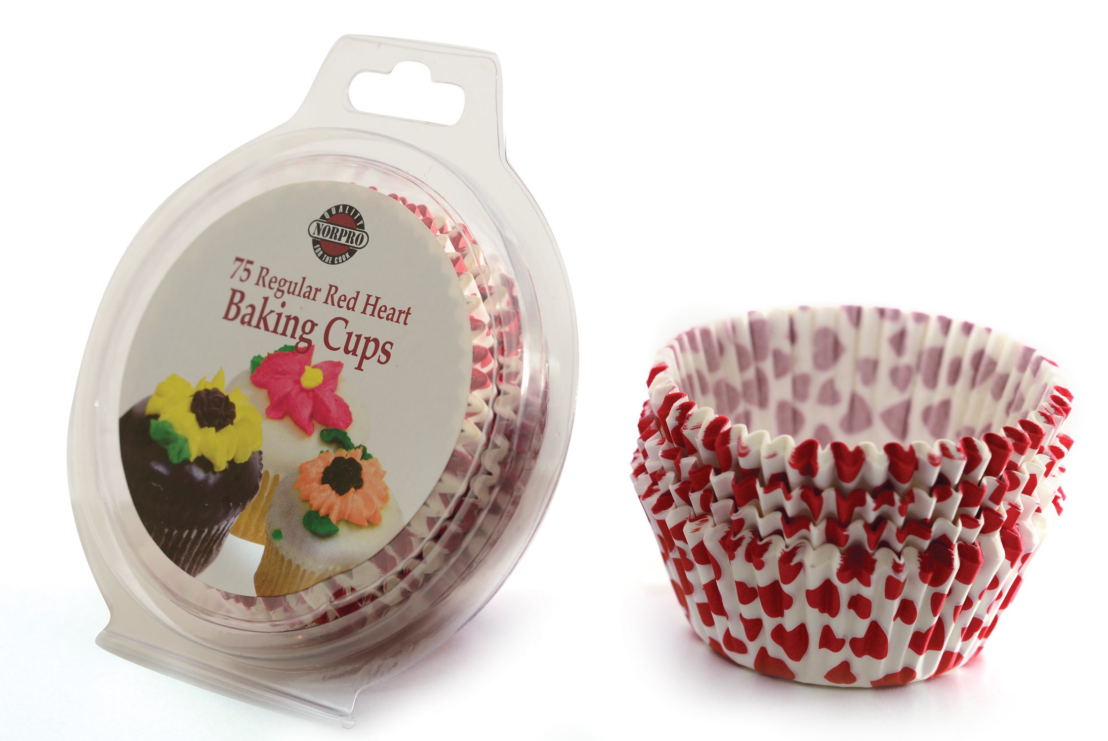 Foto 5 pulgar | Vasos Para Hornear Norpro, Tamaño Estándar, Con Forma De Corazón, 75 Unidades - Venta Internacional.