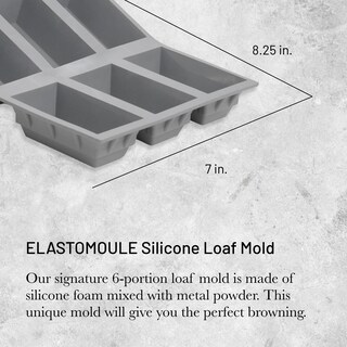 Foto 2 | Molde De Silicona De Buyer Elastomoule Loaf Con Capacidad Para 6 Panes - Venta Internacional.