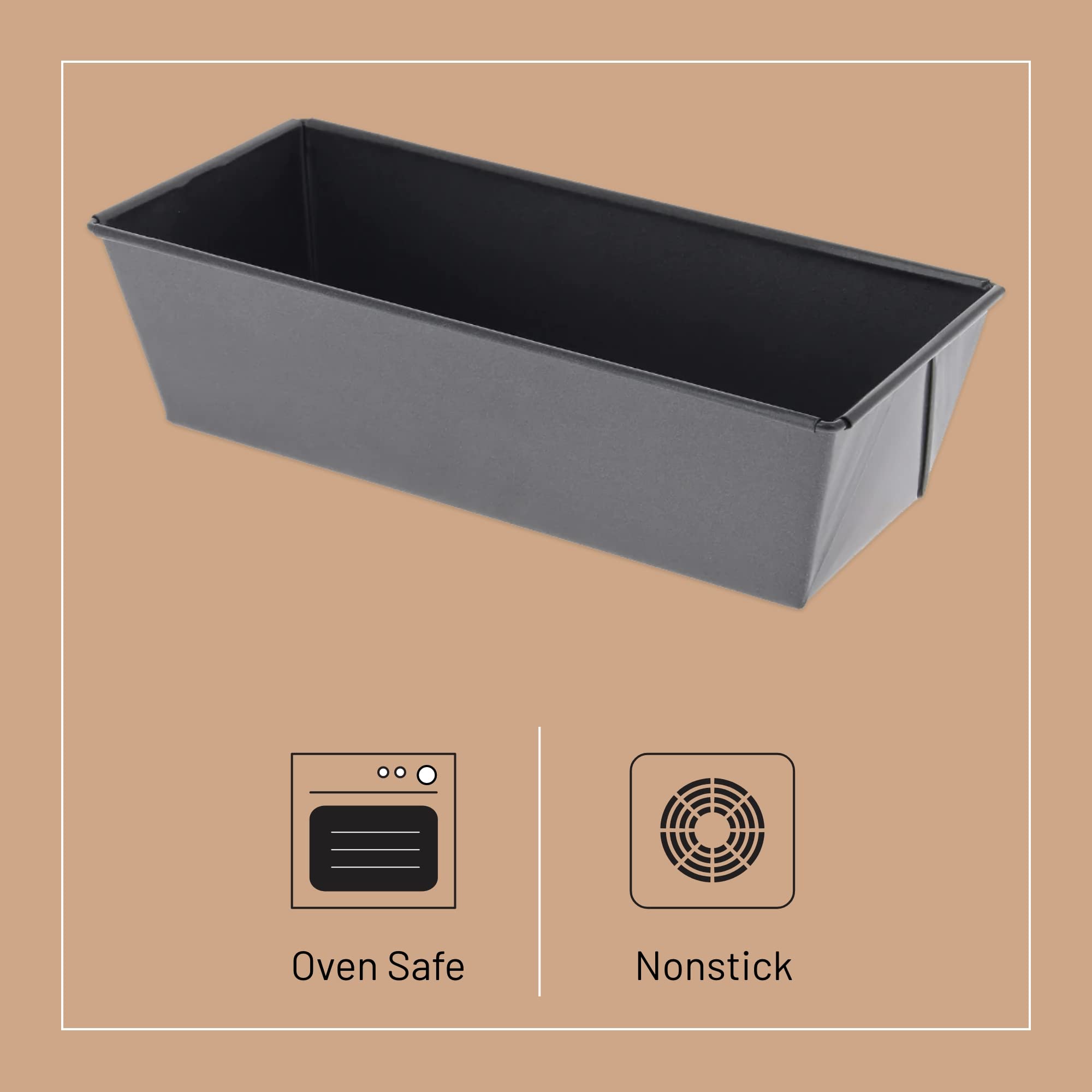Foto 4 pulgar | Molde Para Tartas Y Pan De Buyer Rectangular Antiadherente De 30 Cm De Hierro - Venta Internacional.