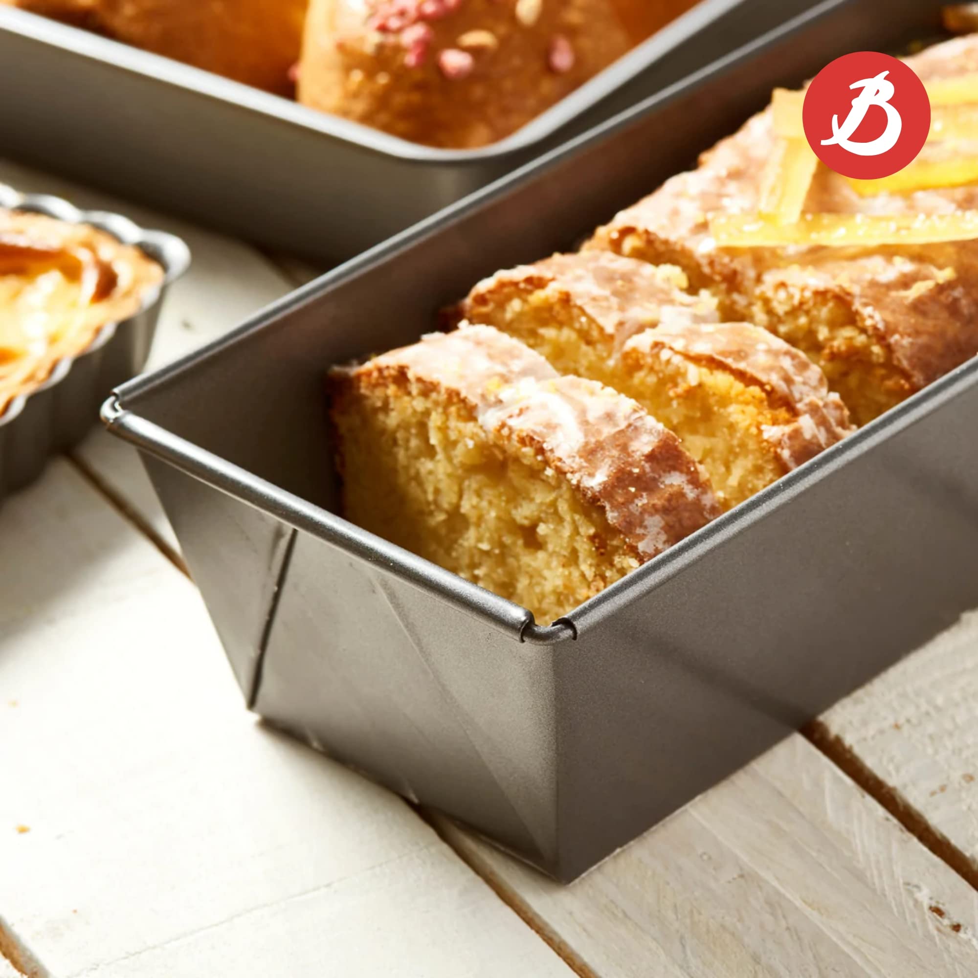 Foto 5 | Molde Para Tartas Y Pan De Buyer Rectangular Antiadherente De 30 Cm De Hierro - Venta Internacional.