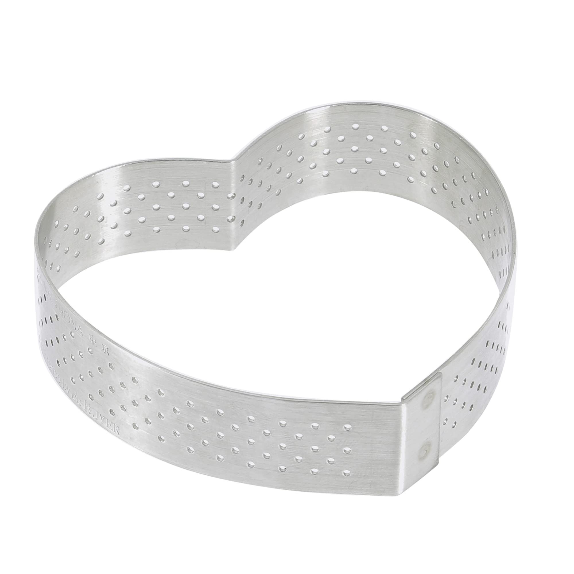 Anillo De Tarta De Buyer Con Forma De Corazón Perforado  8 Cm  Para Tartas En Forma De Corazón - Venta Internacional. $781