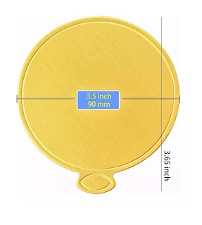 Foto 2 | Bases Moldes BELUG color Dorado para Mini Postre 200 PZAS 9 CM