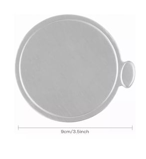 Foto 2 | Bases Moldes BELUG color Plata para Mini Postre Pasteles 200 PZAS 9 CM