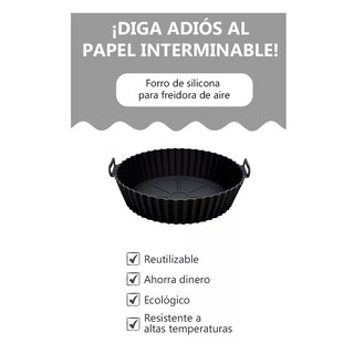 Foto 4 | Moldes Siliconas Freidora Aire Circular 3 Piezas
